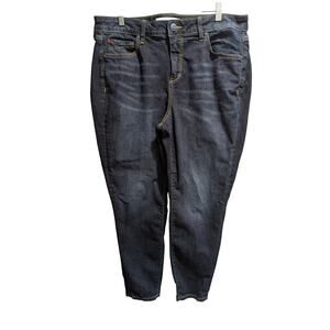 Slink Dark Wash Curvy Sz 18 Ankle Skinny Jeans